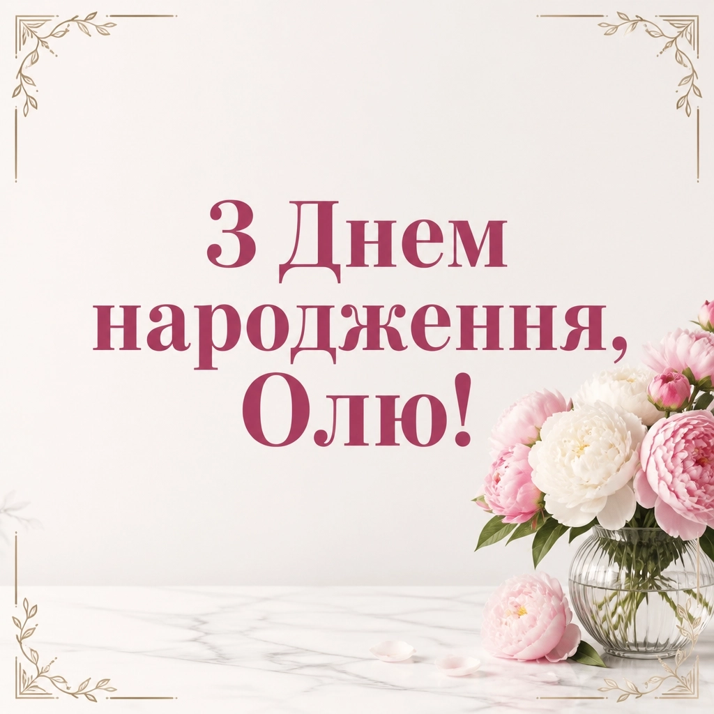 оля привітання оля з днем народження оля привітання оля з днем народження