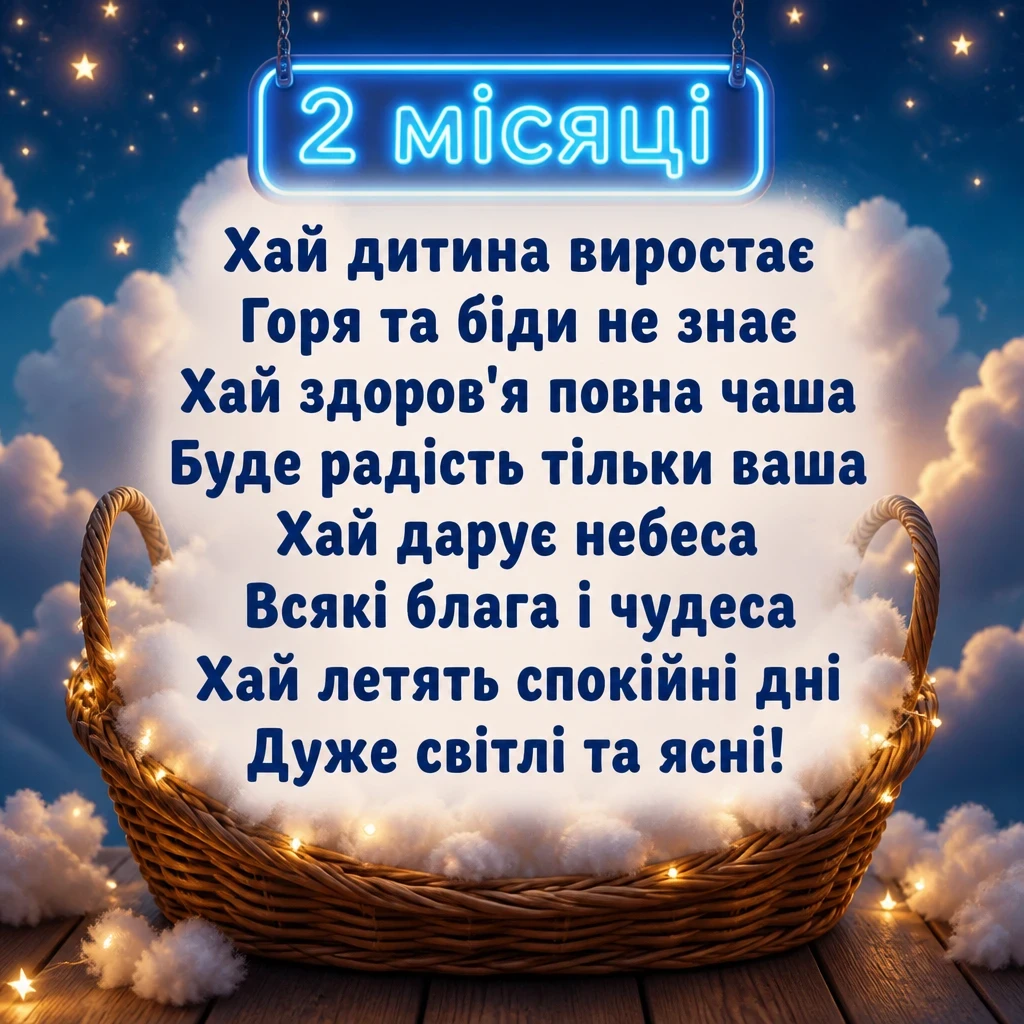 2 місяці дитині привітання 2 місяці дитині привітання