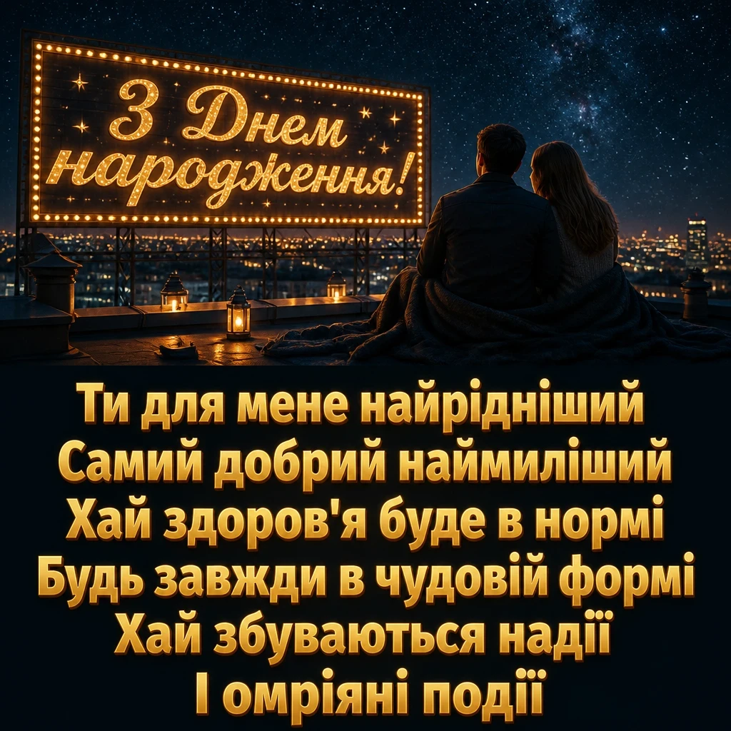 від дружини коханого чоловіка зворушливі привітання з днем народження чоловіку