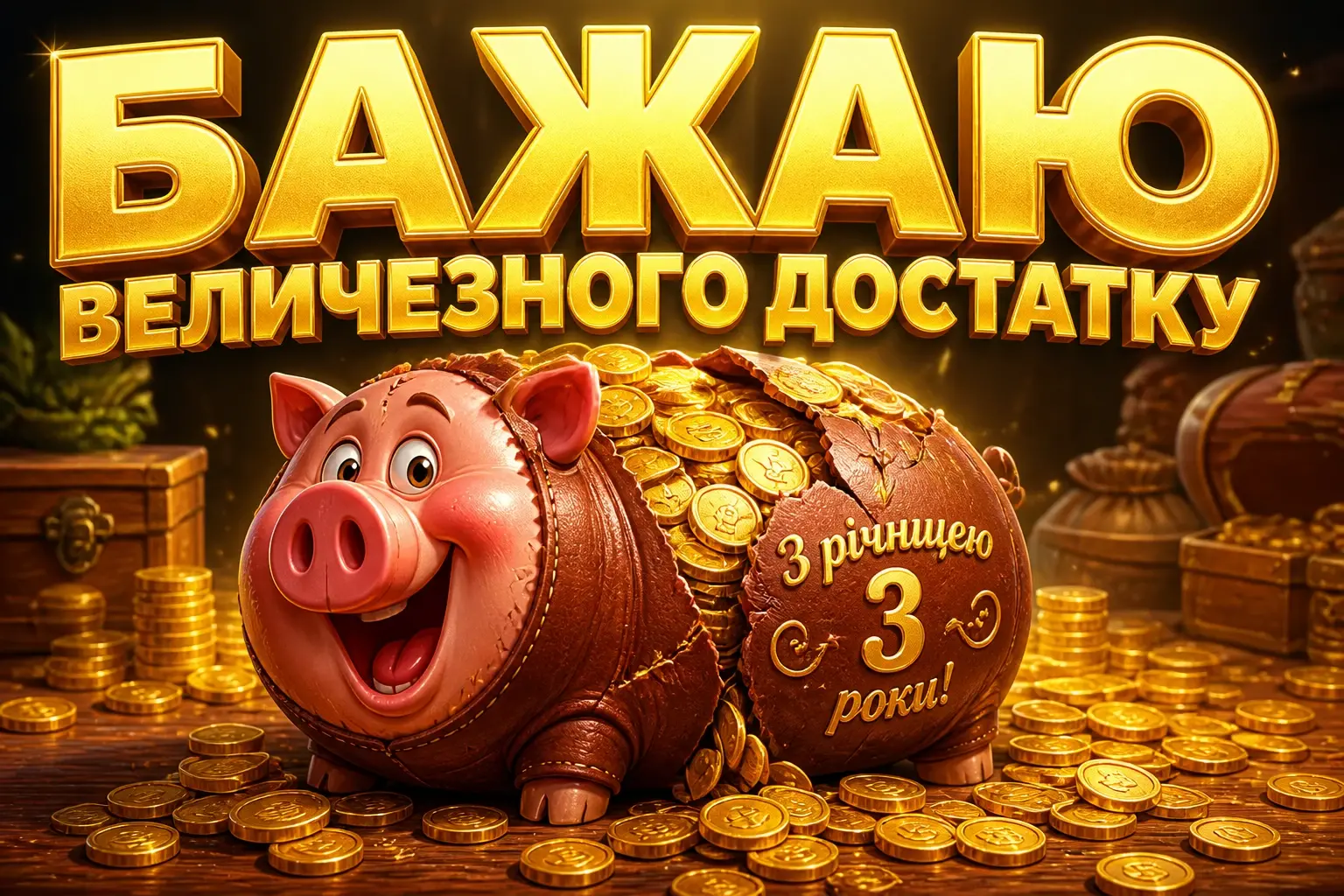 привітання з річницею весілля 3 роки