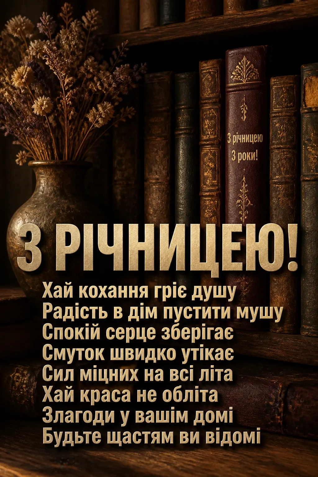привітання з річницею весілля 3 роки
