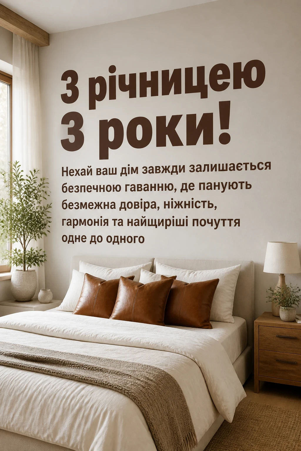 привітання з річницею весілля 3 роки