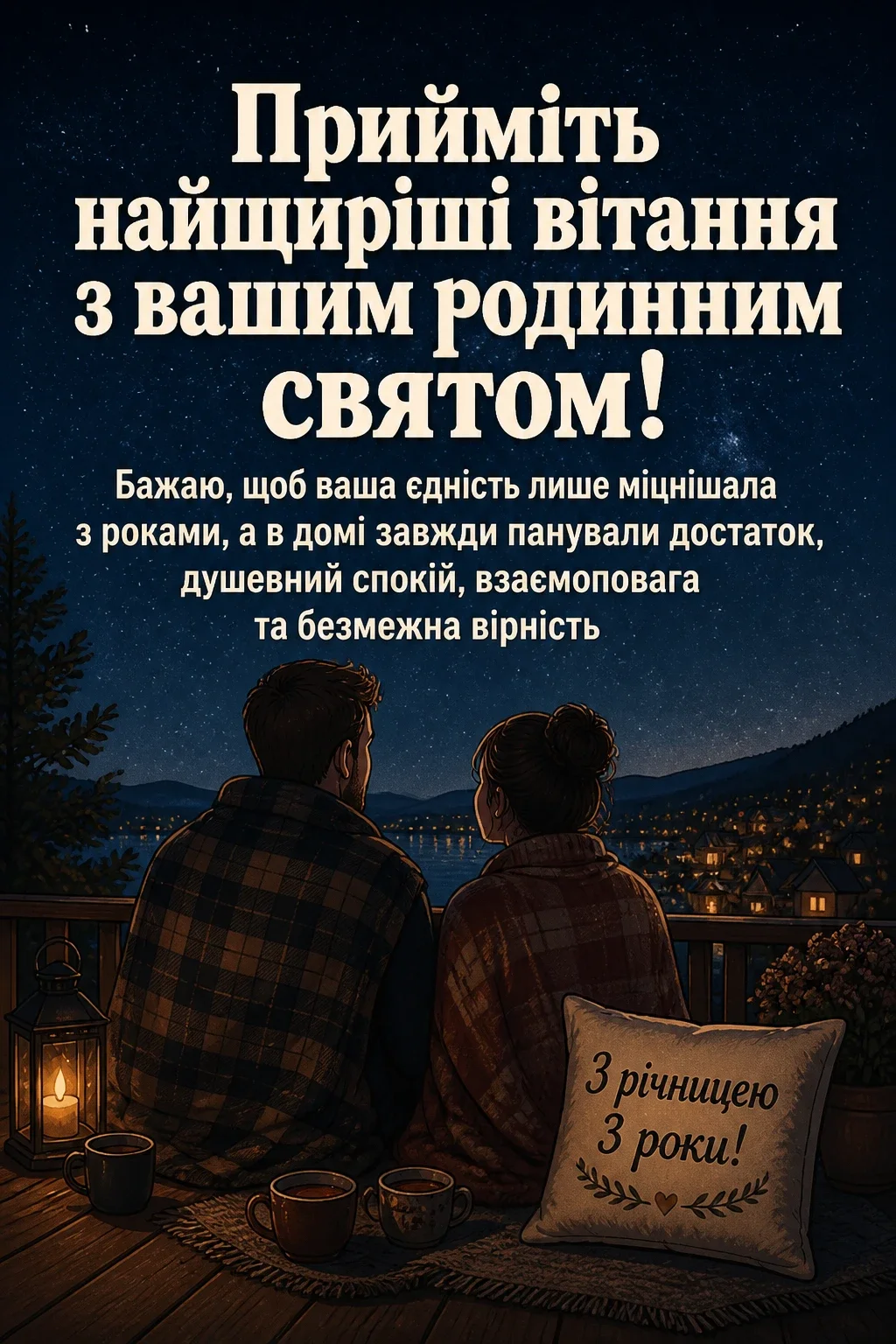привітання з річницею весілля 3 роки