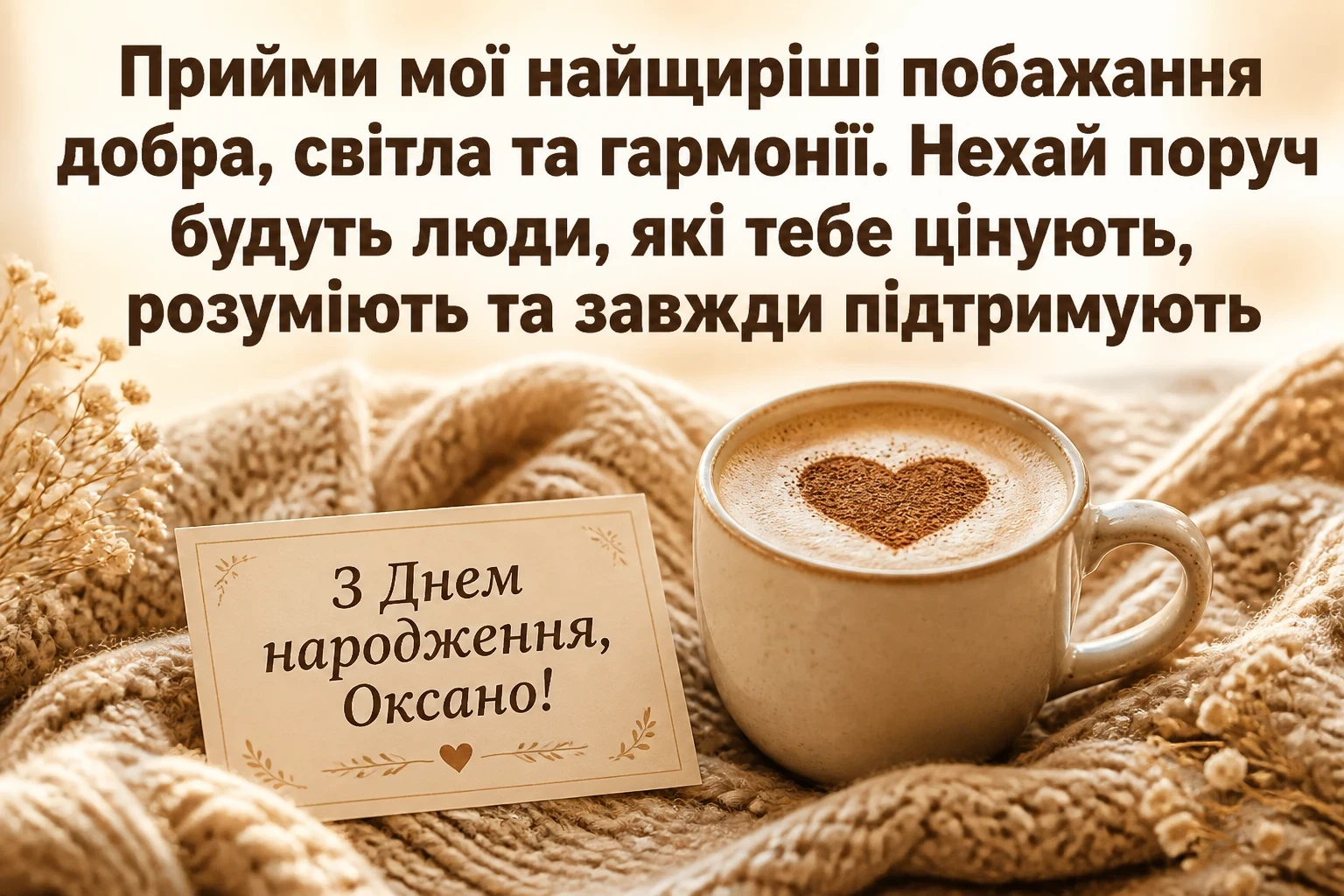 привітання для оксани