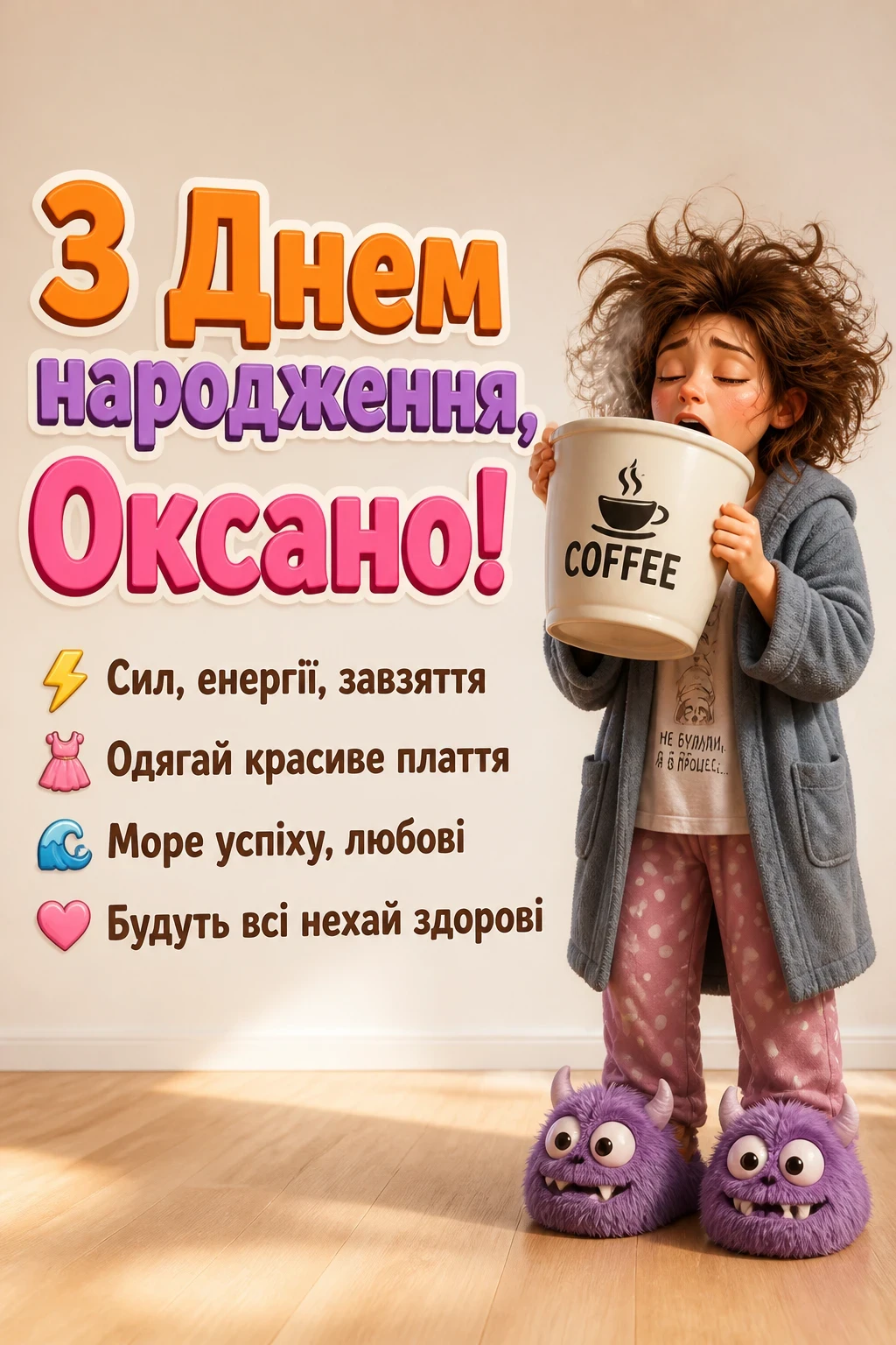 привітання для оксани