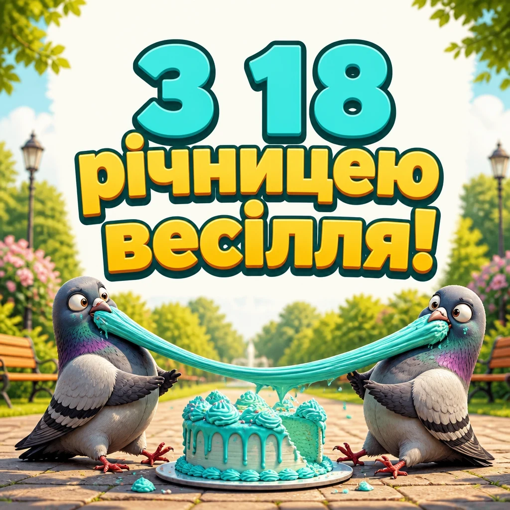 привітання з 18 річницею весілля