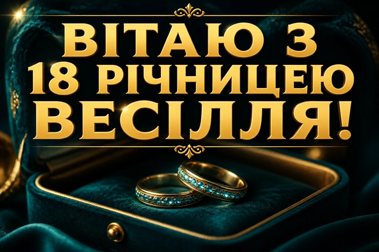 привітання з 18 річницею весілля