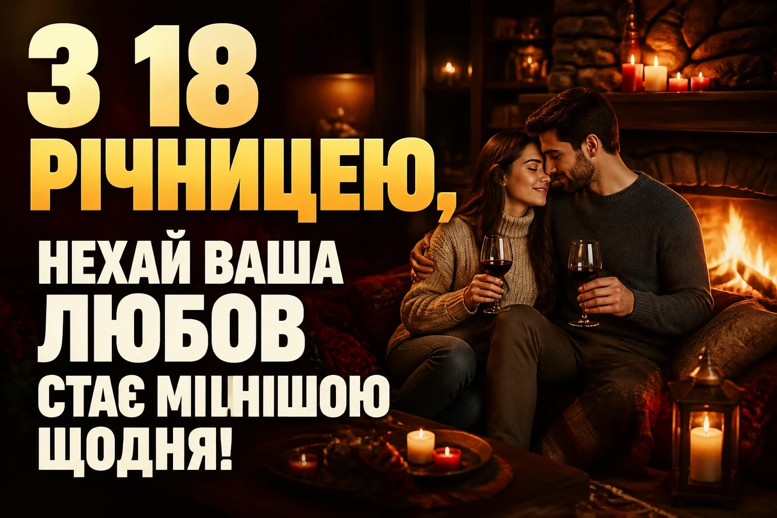 привітання з 18 річницею весілля