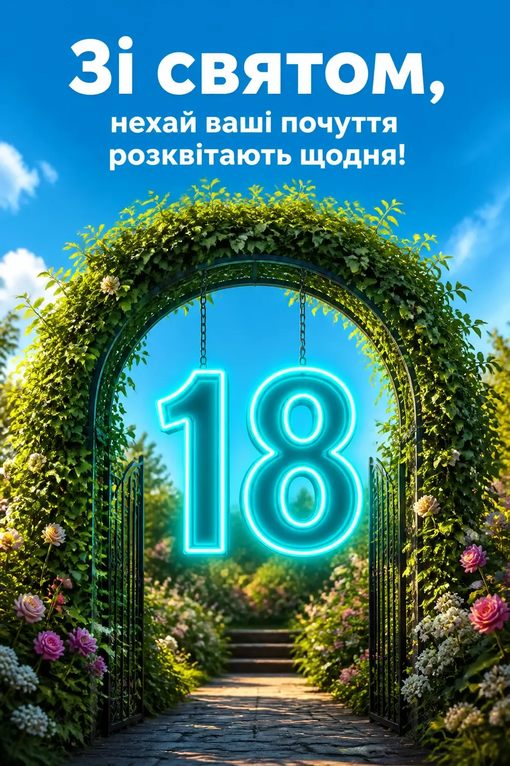 привітання з 18 річницею весілля