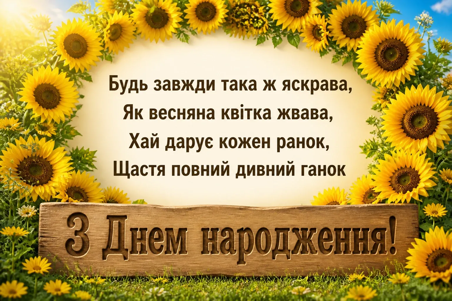 привітання внучки