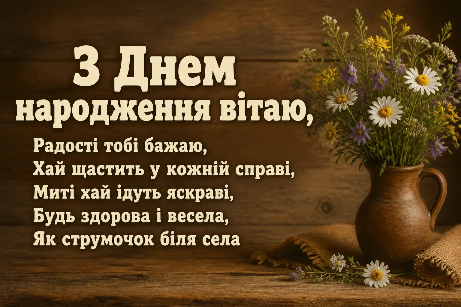 привітання внучки