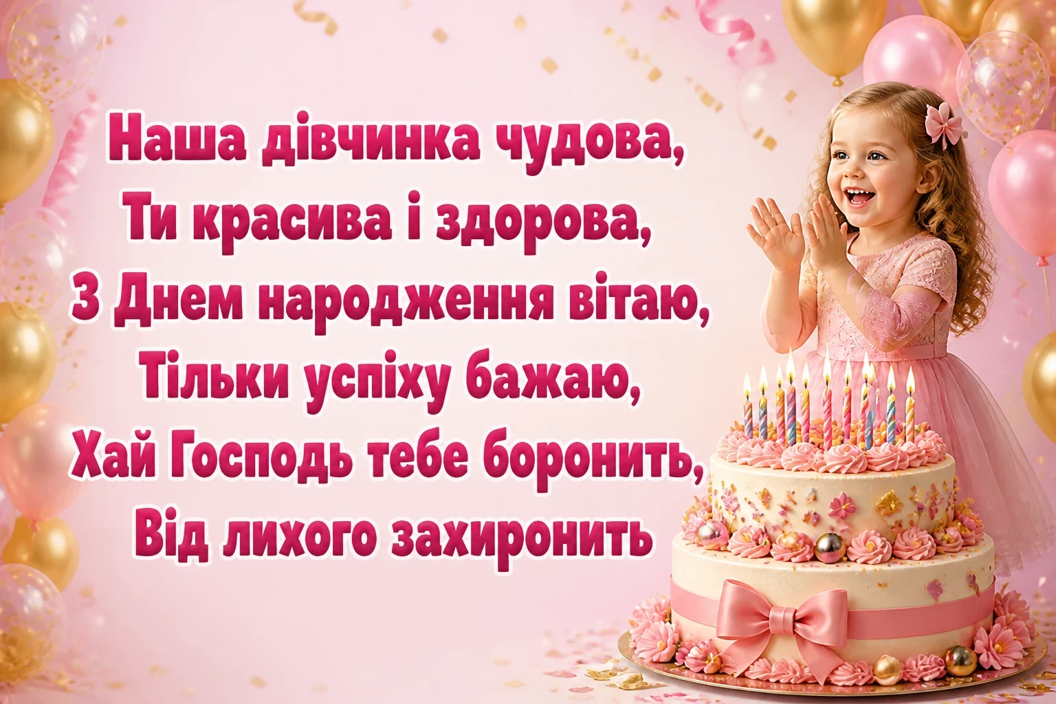привітання внучки