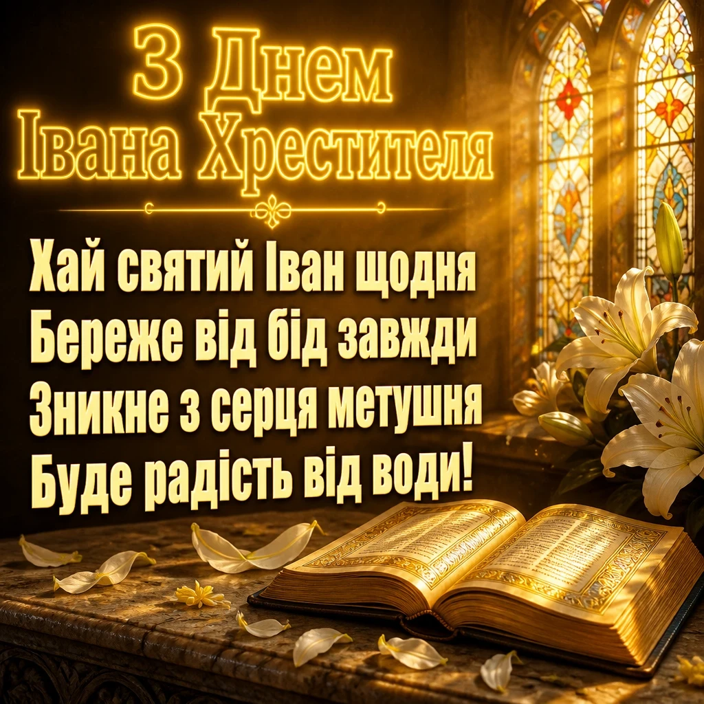привітання з днем івана хрестителя привітання з днем івана хрестителя