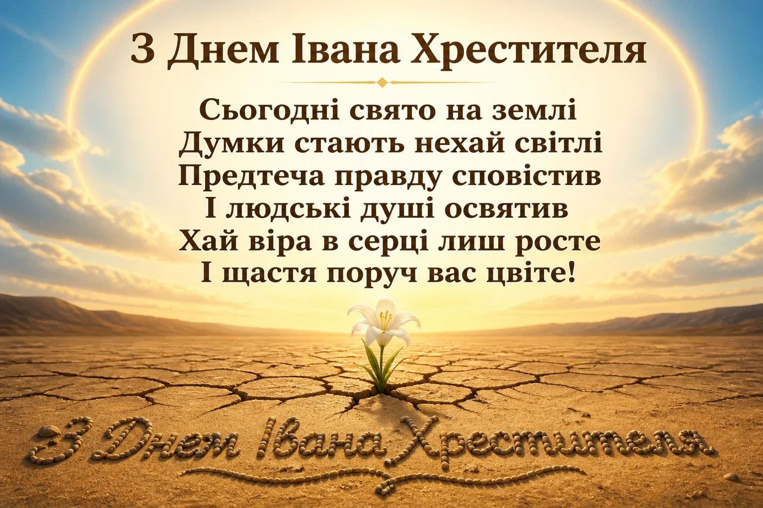 привітання з днем івана хрестителя привітання з днем івана хрестителя