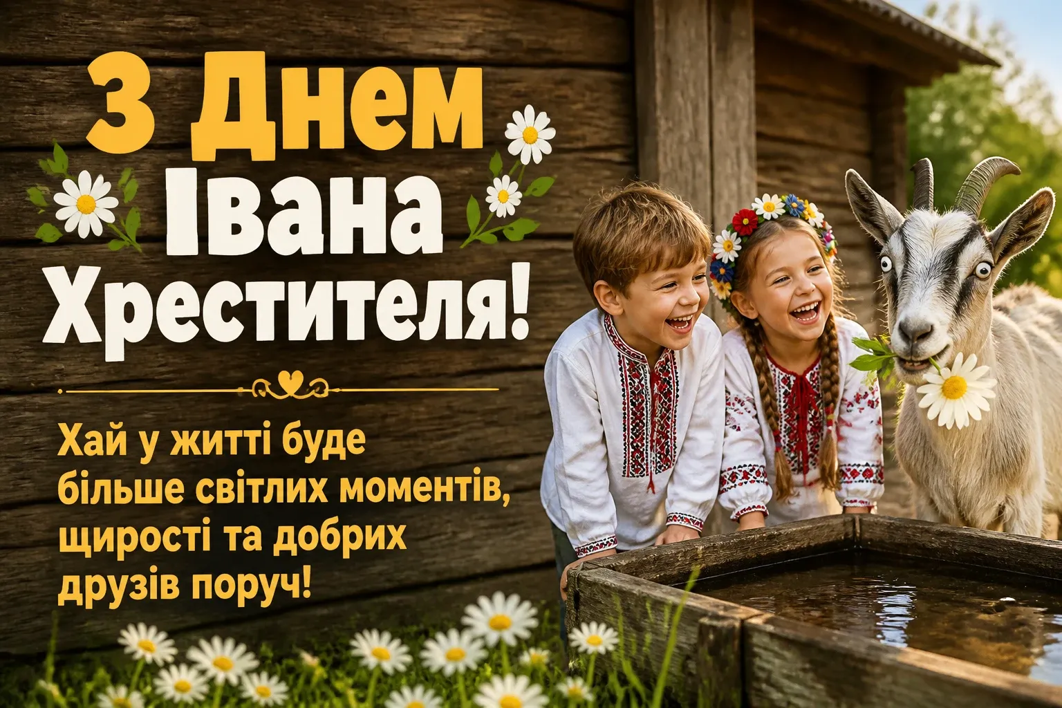 привітання з днем івана хрестителя привітання з днем івана хрестителя