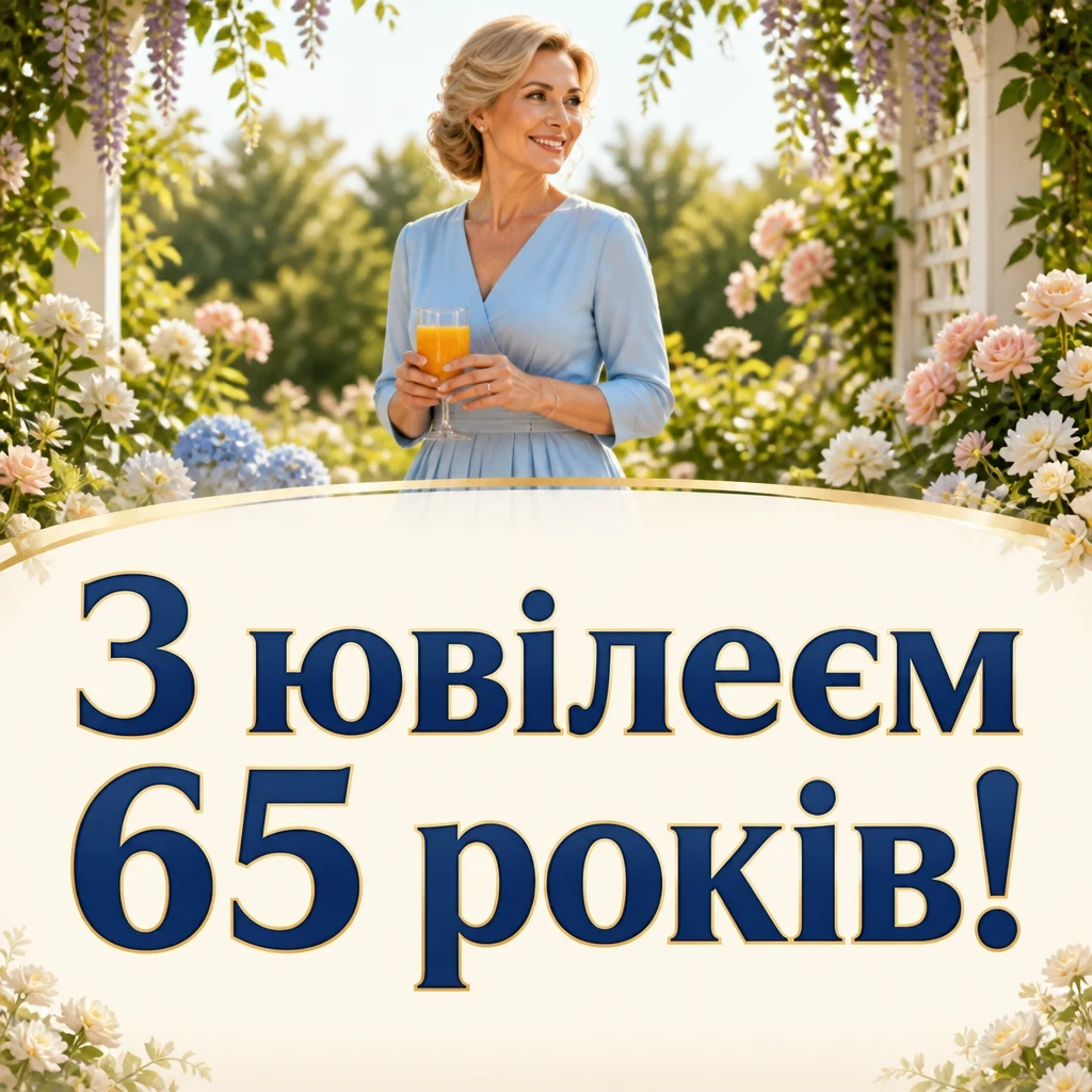 привітання з ювілеєм жінці 65 років привітання з ювілеєм жінці 65 років
