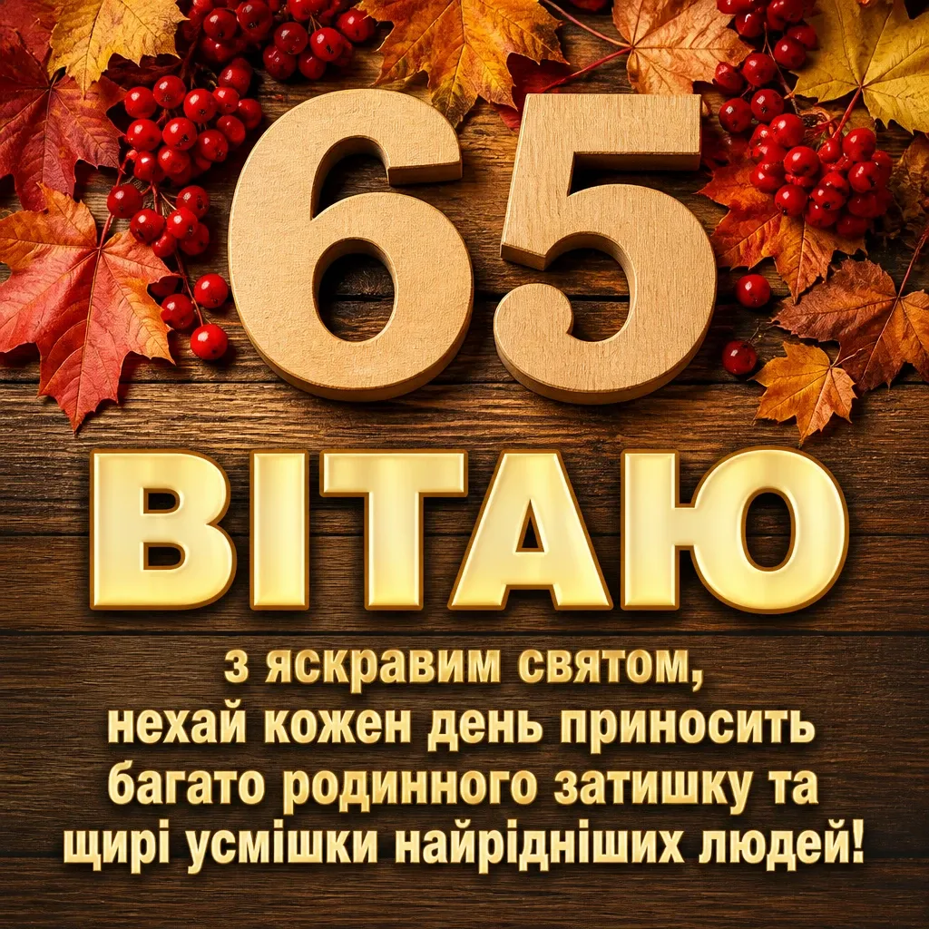 привітання з ювілеєм жінці 65 років привітання з ювілеєм жінці 65 років