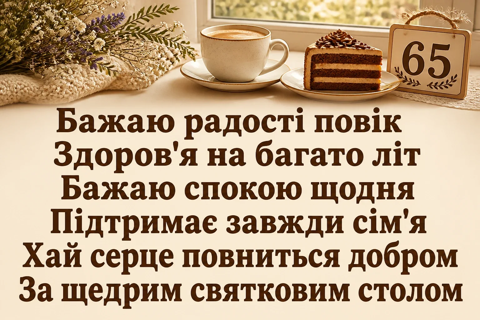 привітання з ювілеєм жінці 65 років привітання з ювілеєм жінці 65 років
