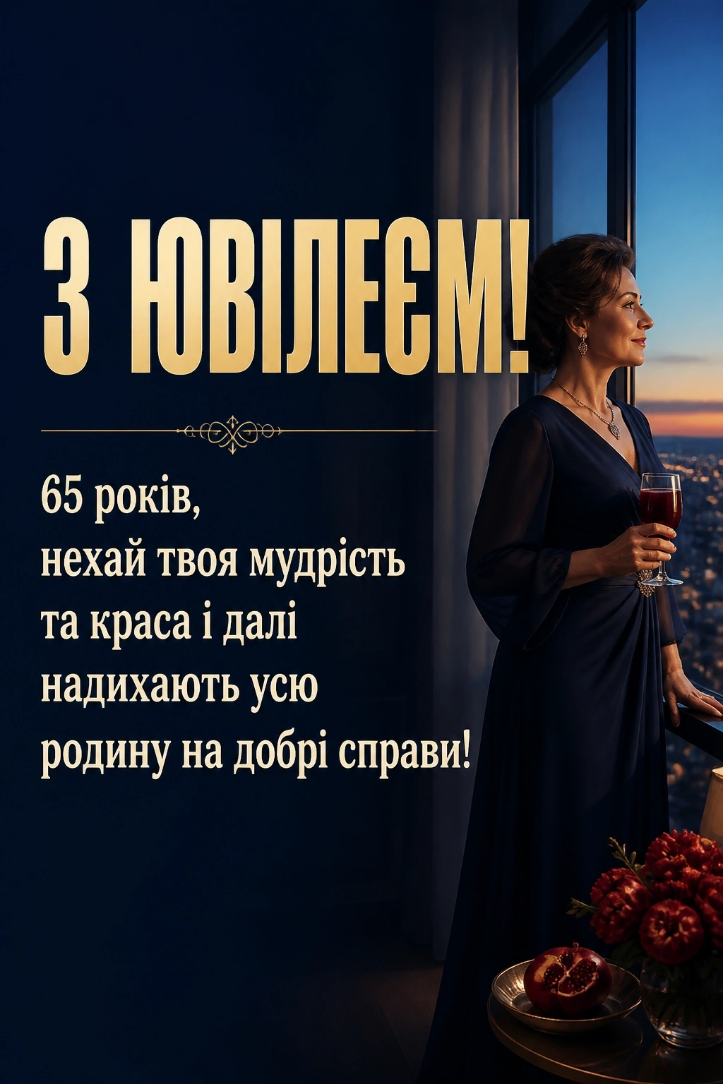 привітання з ювілеєм жінці 65 років привітання з ювілеєм жінці 65 років