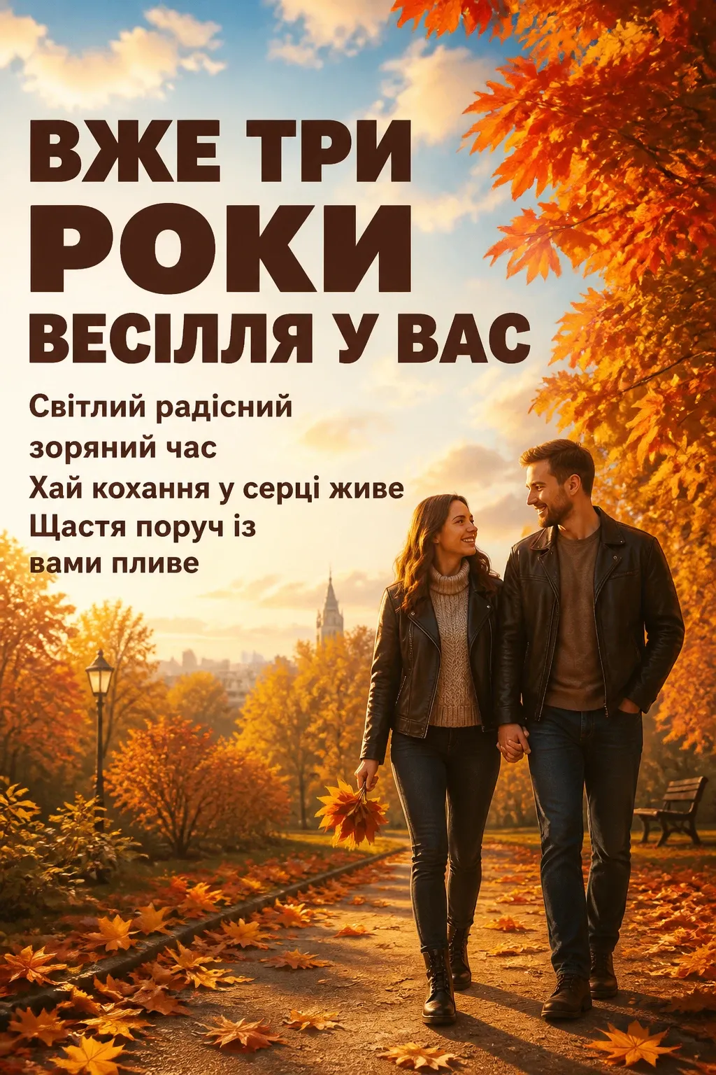 три роки весілля привітання три роки весілля привітання