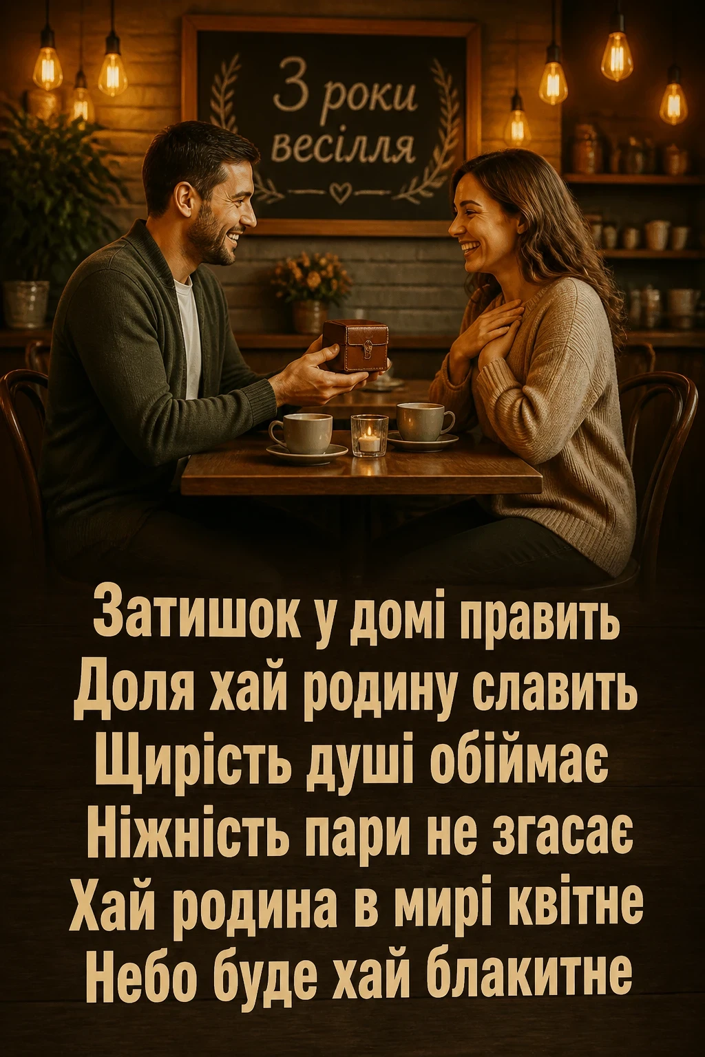 три роки весілля привітання три роки весілля привітання