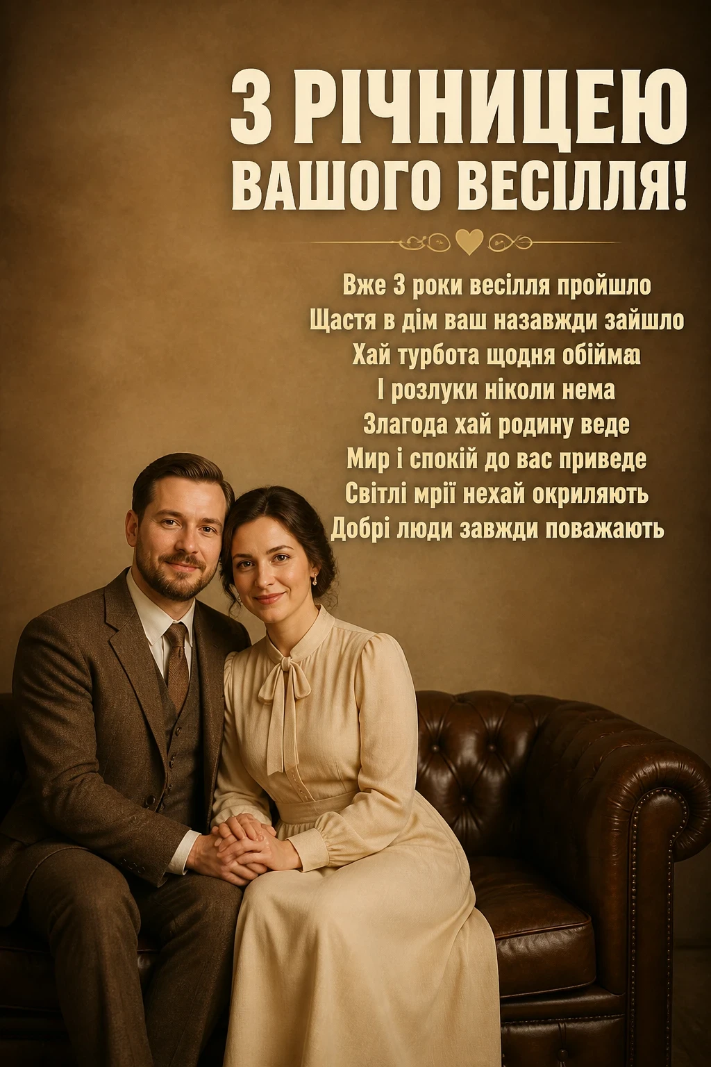 три роки весілля привітання три роки весілля привітання